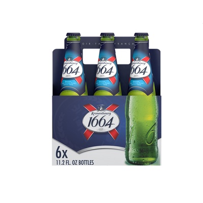 Kronenbourg 1664 Lager 6x 11.2oz Bottles