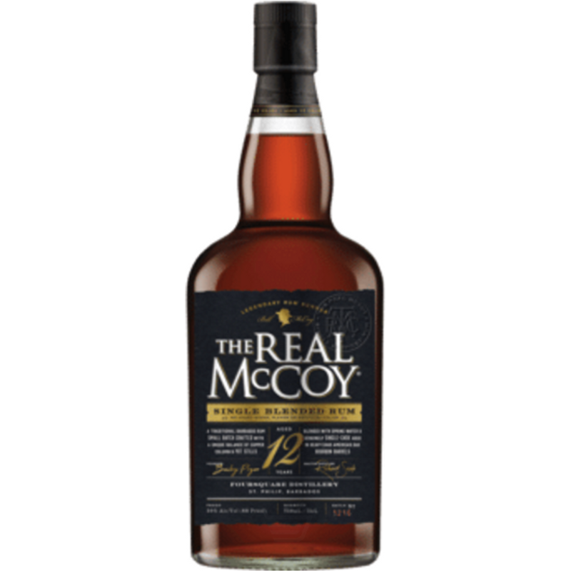 The Real McCoy Barbados Rum 12 Years 750ml Bottle