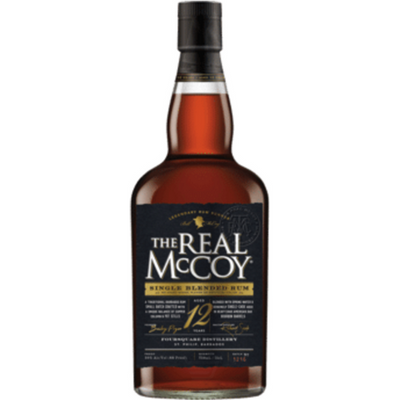 The Real McCoy Barbados Rum 12 Years 750ml Bottle