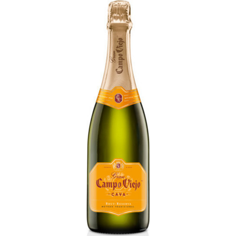 Campo Viejo Gran Brut Cava Reserva Macabeo - Xarello - Parellada Sparkling Wine 750mL