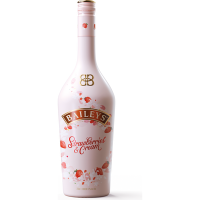 Baileys Strawberries & Cream Irish Cream Liqueur 750ml Bottle