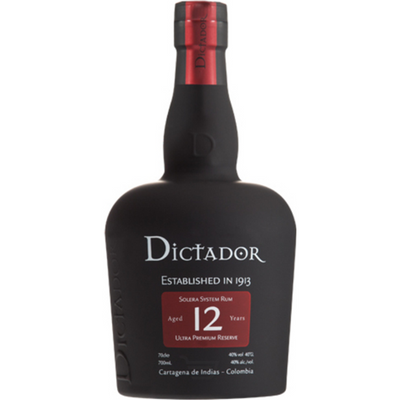 Dictador Solera System Rum Ultra Premium Reserve 12 Year 750mL