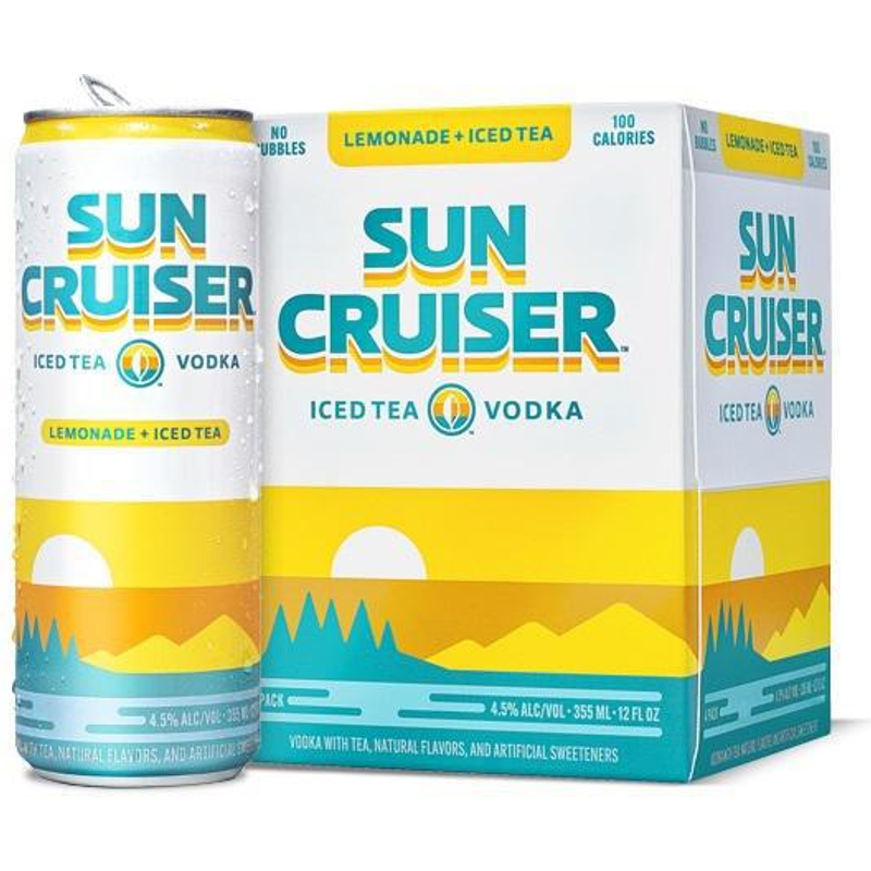 Sun Cruiser Iced Tea Vodka 4 Pack Can