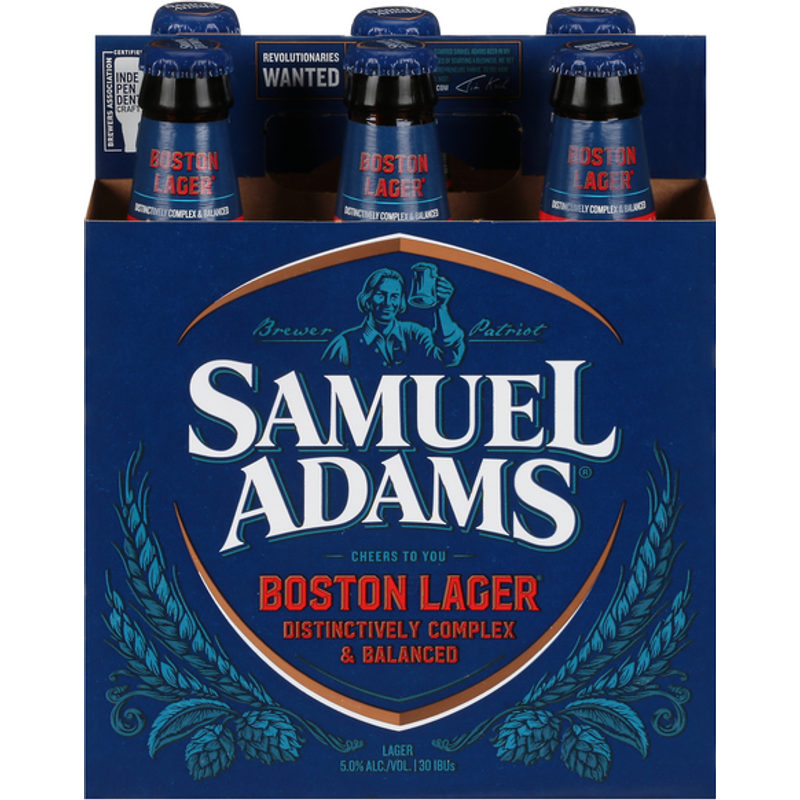 Samuel Adams Boston Lager 6 Pack 12oz Bottles