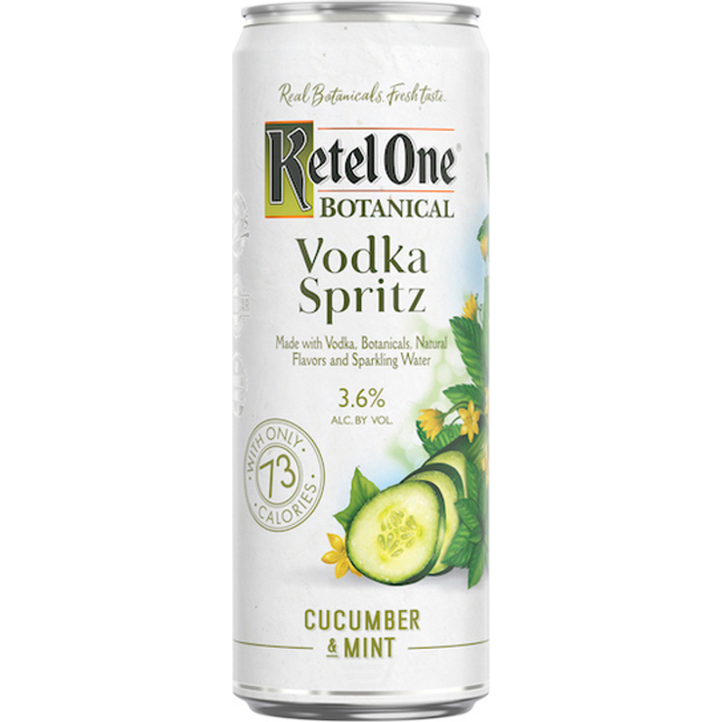 Ketel One Botanical Vodka Spritz Cucumber & Mint 4 Pack 355mL Cans