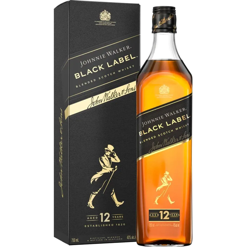 Johnnie Walker Blended Scotch Whisky Gift Set 750ml Bottle