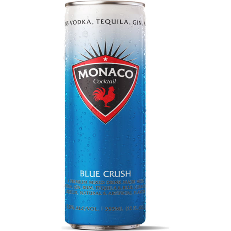 Monaco Cocktail Blue Crush Cocktail 355mL Aluminium Can