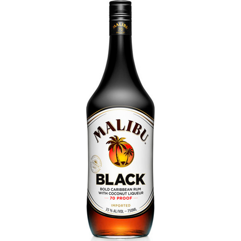 Malibu Black Rum 750mL