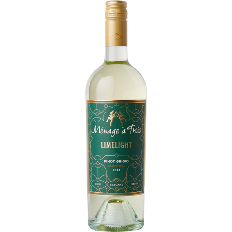 Menage A Trois Limelight Pinot Grigio 750ml Bottle